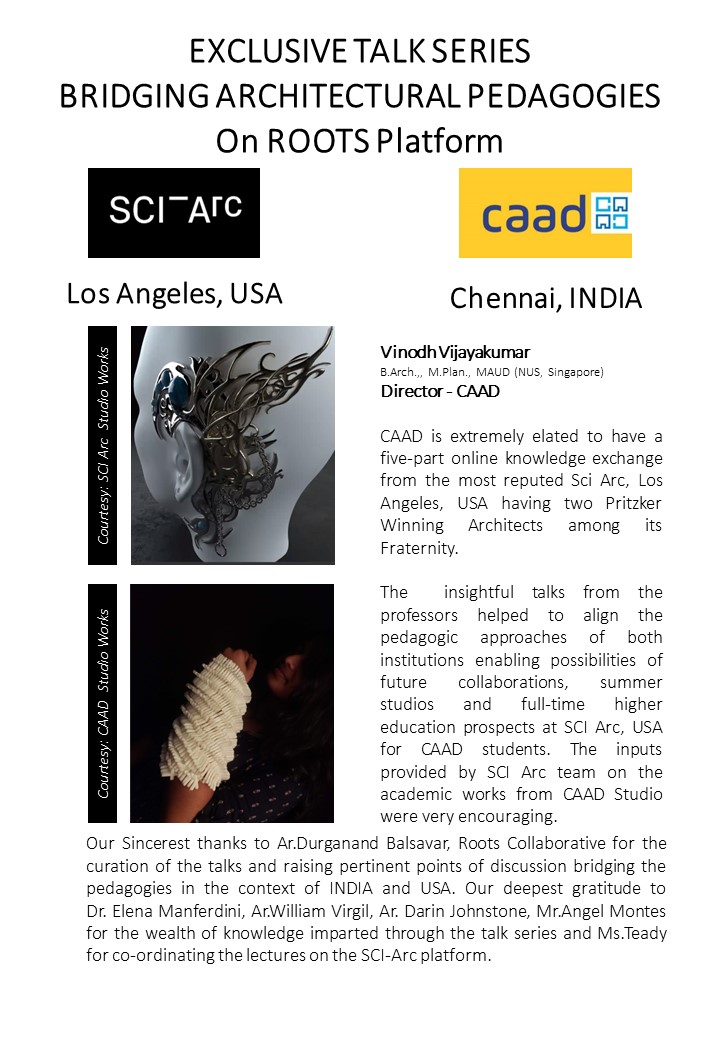 SCI-Arc ROOTS Talk Series