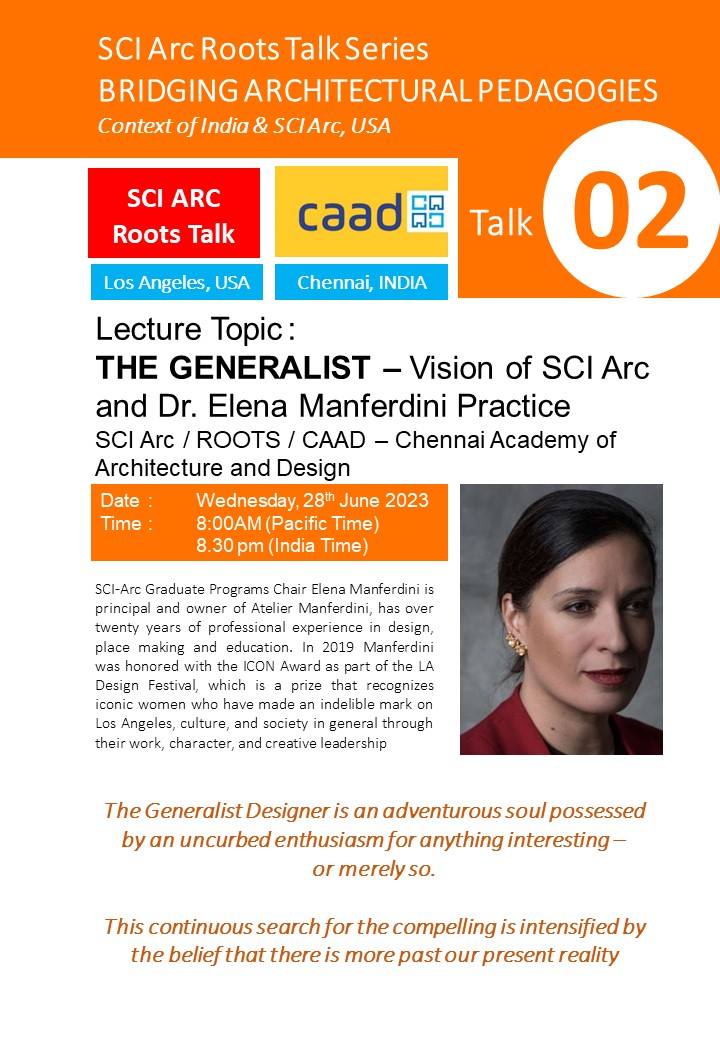 United States — CAAD ROOTS SCI-Arc Talk Series — image 5