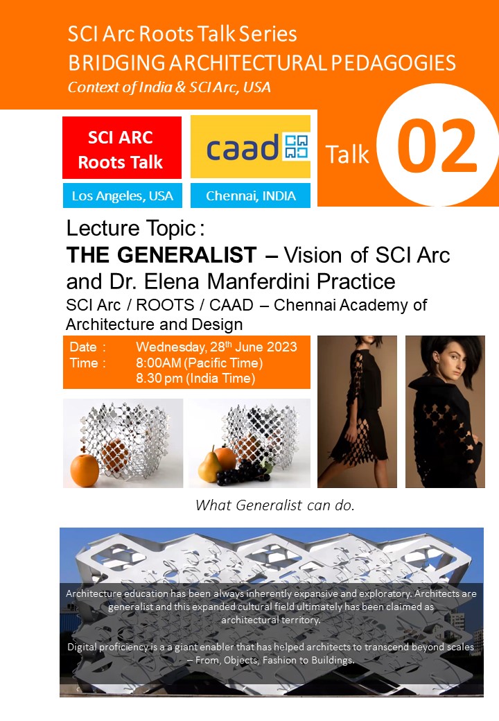 United States — CAAD ROOTS SCI-Arc Talk Series — image 6