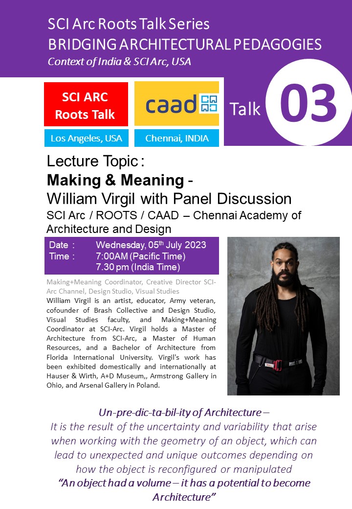 United States — CAAD ROOTS SCI-Arc Talk Series — image 7