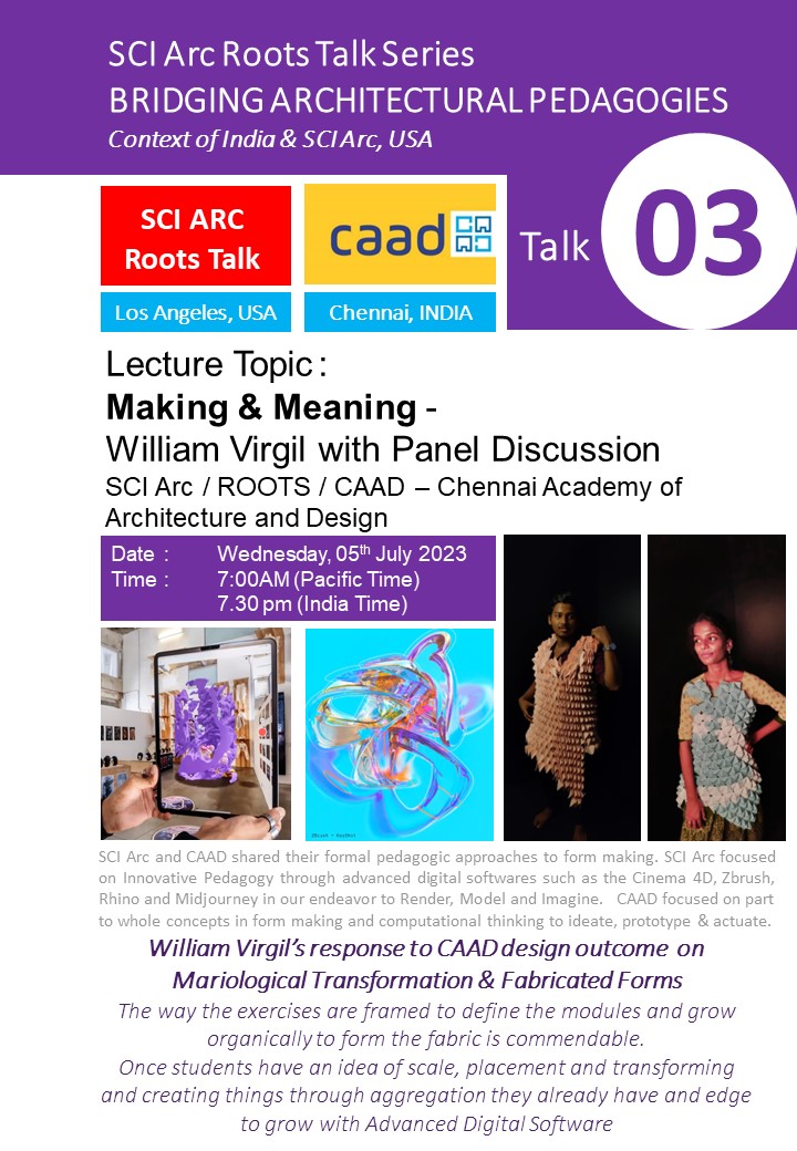 United States — CAAD ROOTS SCI-Arc Talk Series — image 8