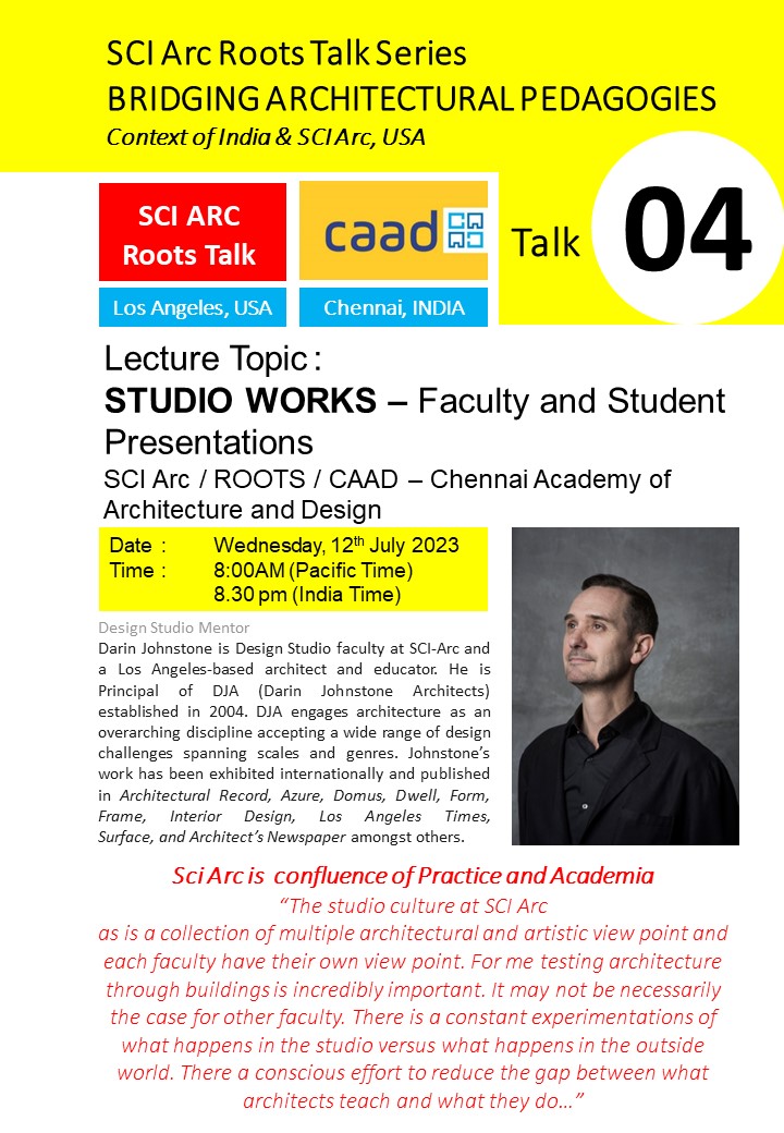 United States — CAAD ROOTS SCI-Arc Talk Series — image 9